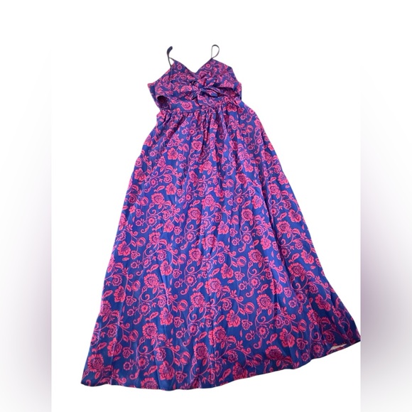 Cupshe Floral Print Knotted V-Neck Maxi Dress - Picture 9 of 11